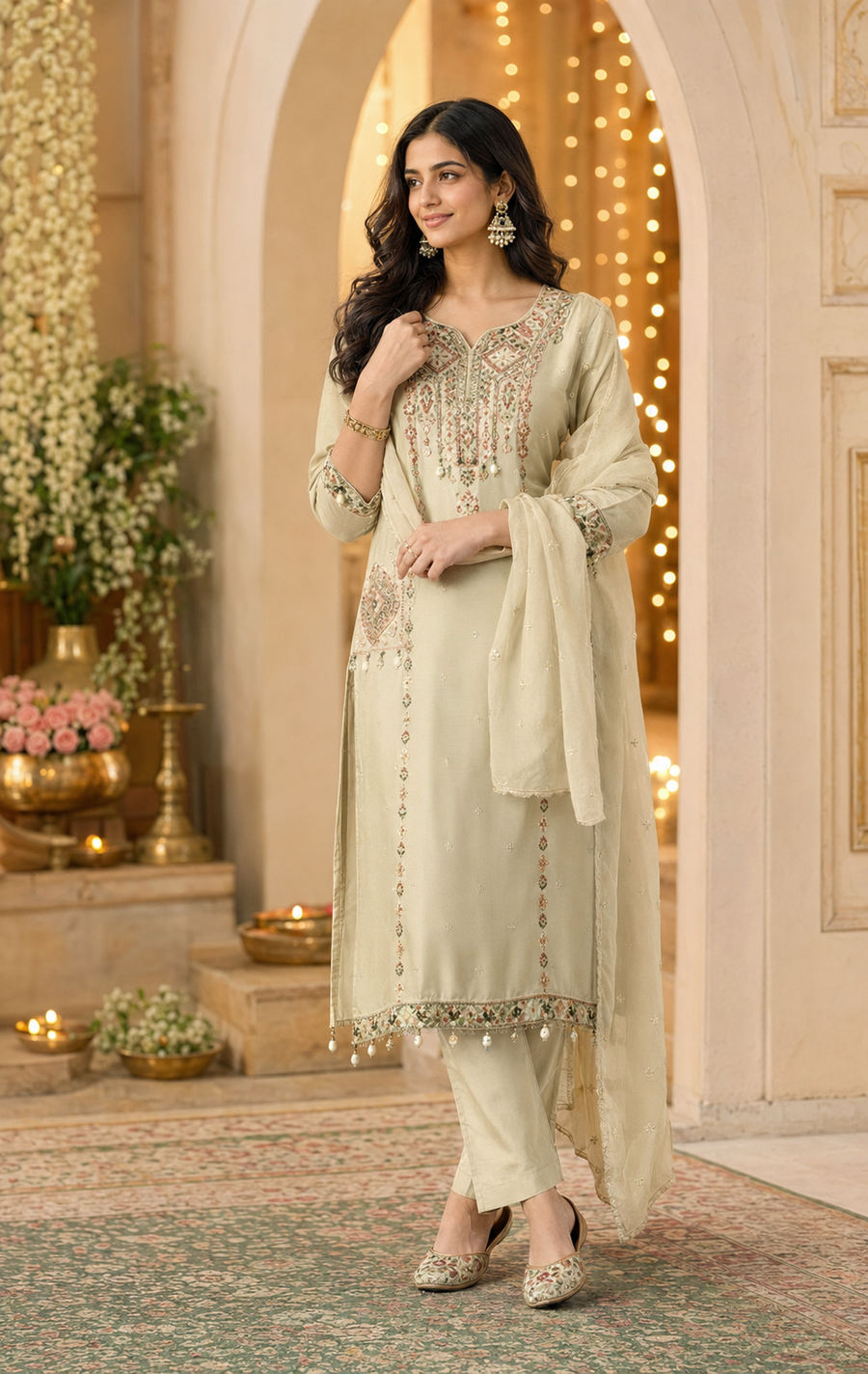 Pastel Green Elegance Suit