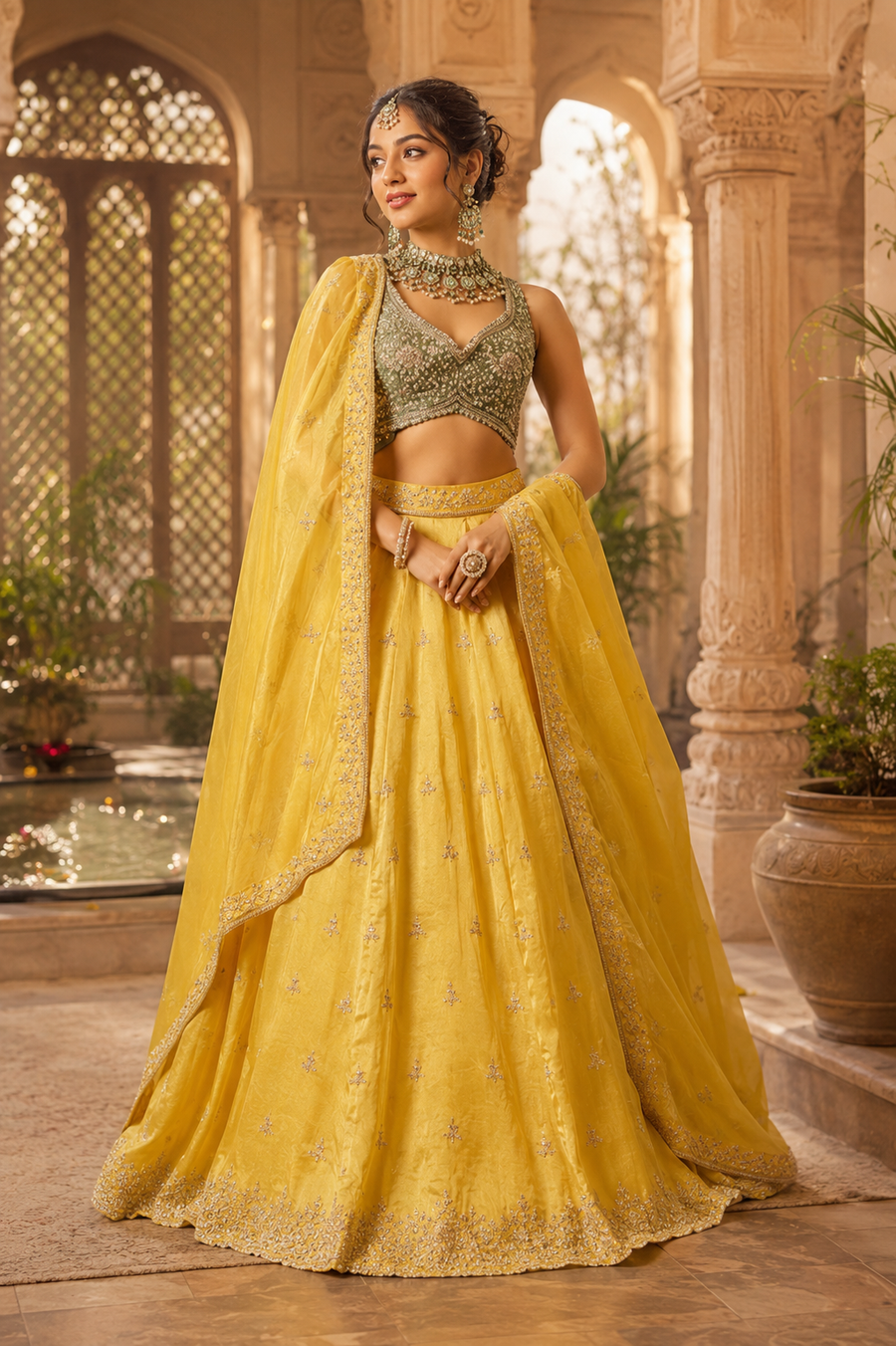 Sunny Glow Haldi Lehenga