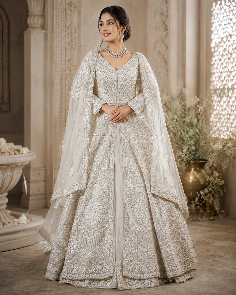 Ethereal Elegance Gown Lehenga