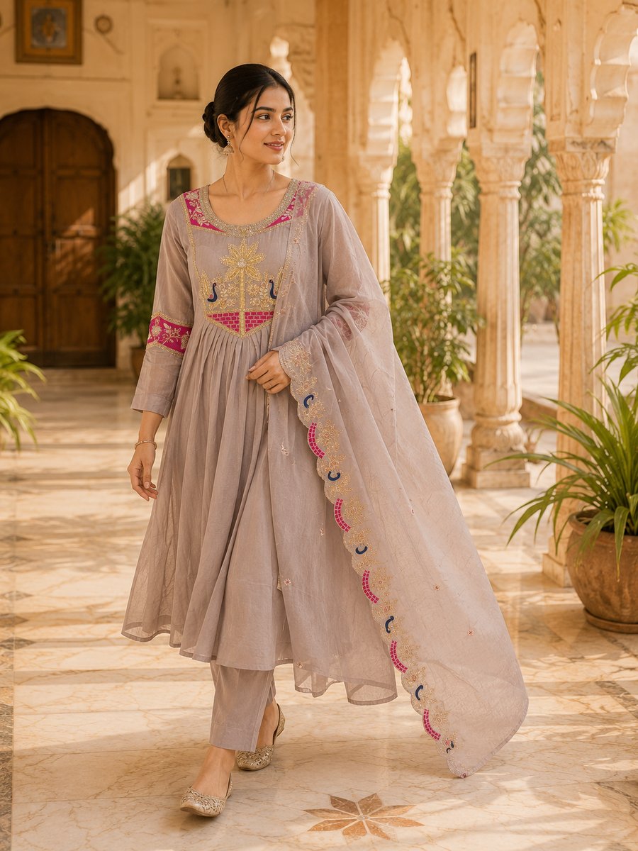 Pearl Peacock Grace Suit Set