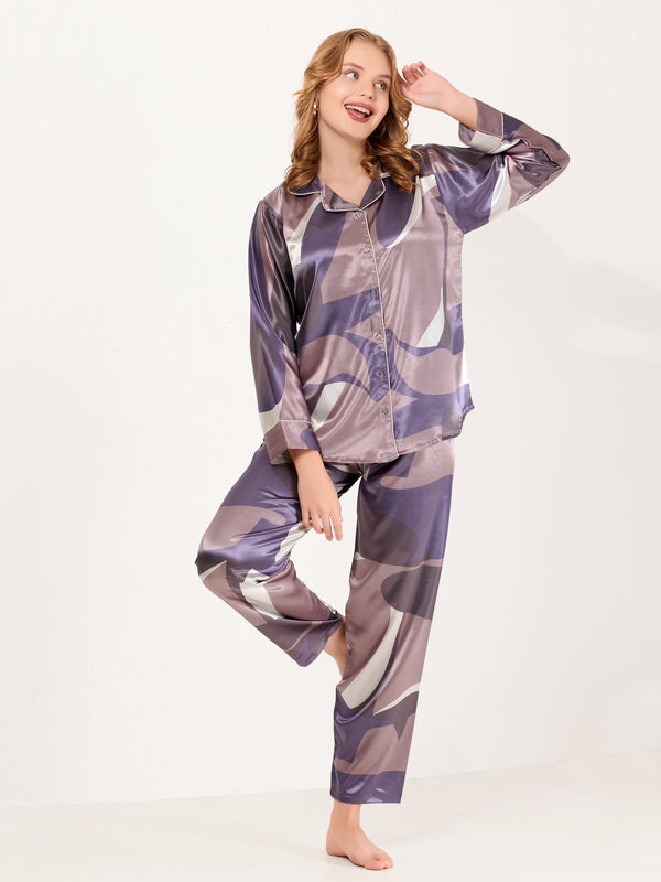 DreamWave Satin Pajama Set
