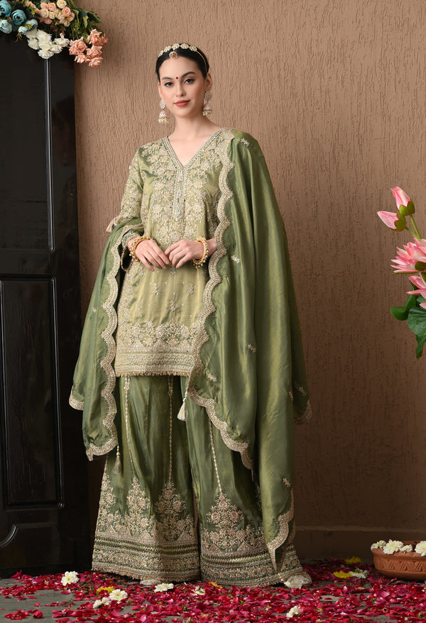 Festive Flare in Green