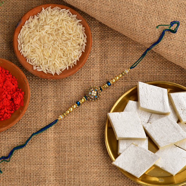 Radiant Floral Rakhi