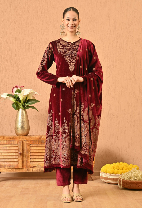 Royal Wine Velvet Ensemble
