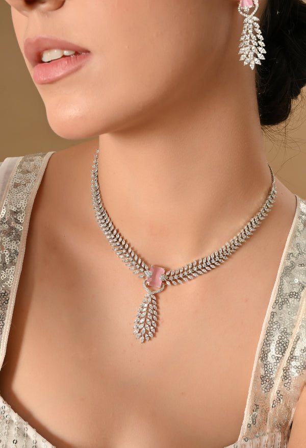 Glistening Blossom Jewelry Set