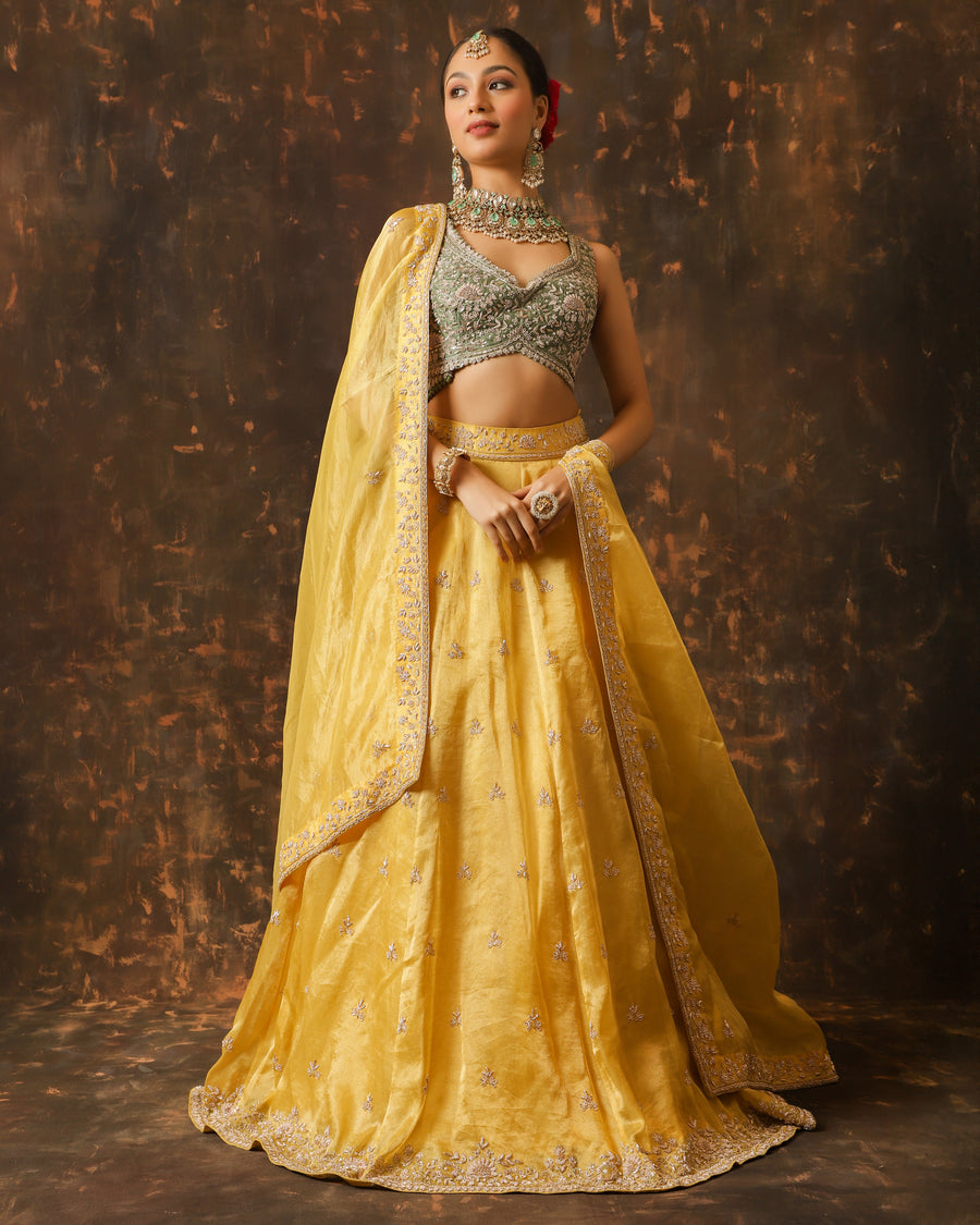 Sunny Glow Haldi Lehenga